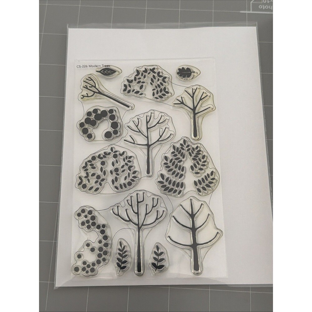 My Favorite Things Die/Stamp Set: Modern Trees New NOS MFT-1175 CS-226